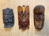 Afrikanische Holz Masken, Wandmasken Hessen - Darmstadt Vorschau