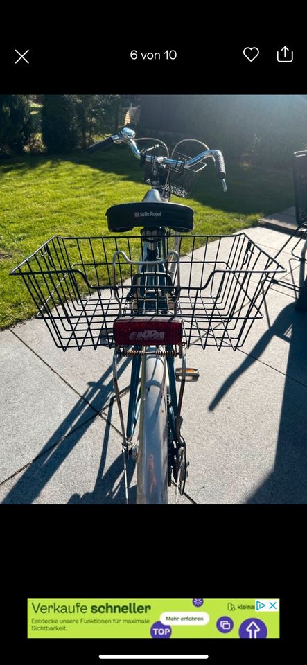 KTM Citybike mit Korb in Dießen