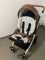 Gesslein Kinderwagen inkl. Babyschale Leder - cognac Bayern - Igensdorf Vorschau