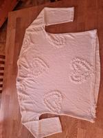 Herzchen Pullover weiß Hessen - Linsengericht Vorschau