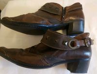 Leder Stiefeletten Western Schuhe Knöchelschuhe Antikbraun 38 Berlin - Hellersdorf Vorschau