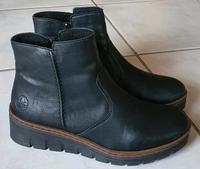 Rieker Chelsea Boots schwarz Gr.40 Keilabsatz Lederimitat Bayern - Drachselsried Vorschau