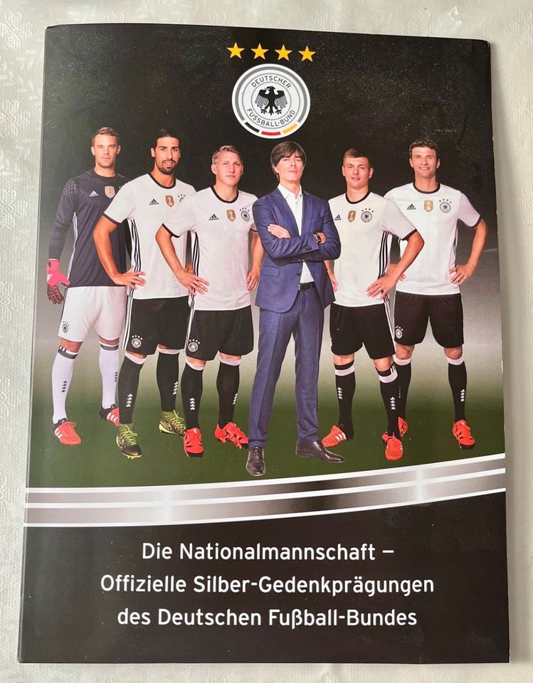 Deutscher Fußball Bund National Mannschaft Münzen EM 2016 MDM in Hamburg