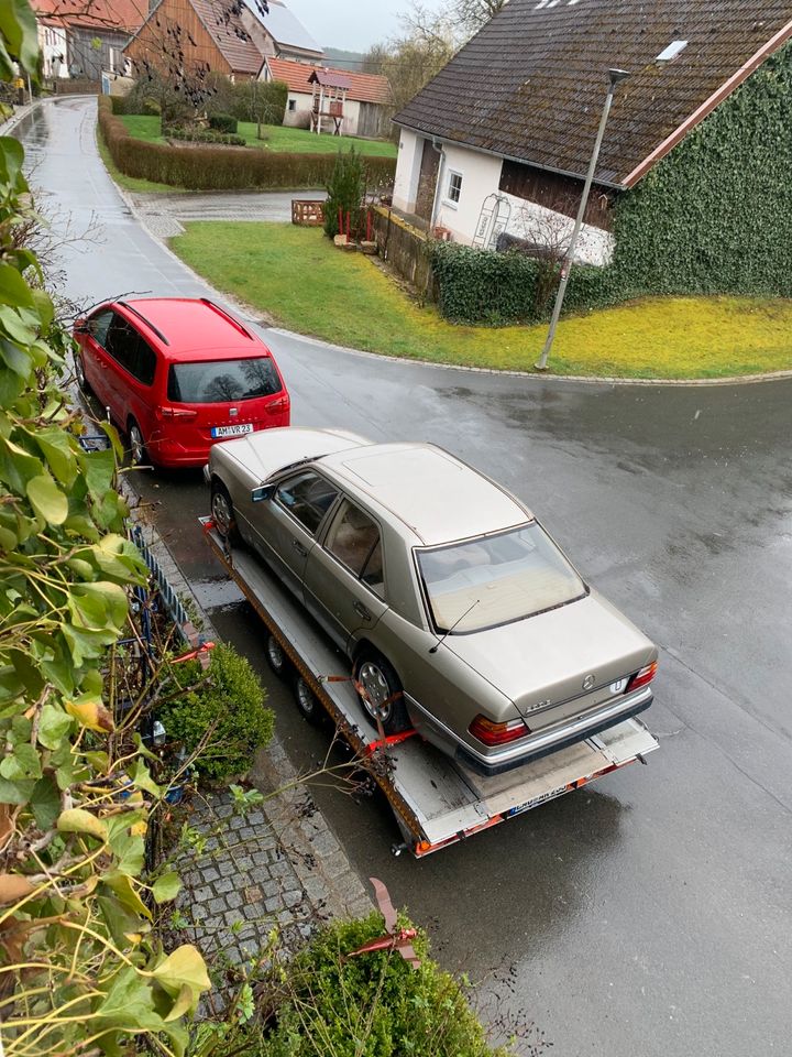 Mercedes W124 200E Anhängerkupplung Schiebedach Schalter Tausch in Königstein