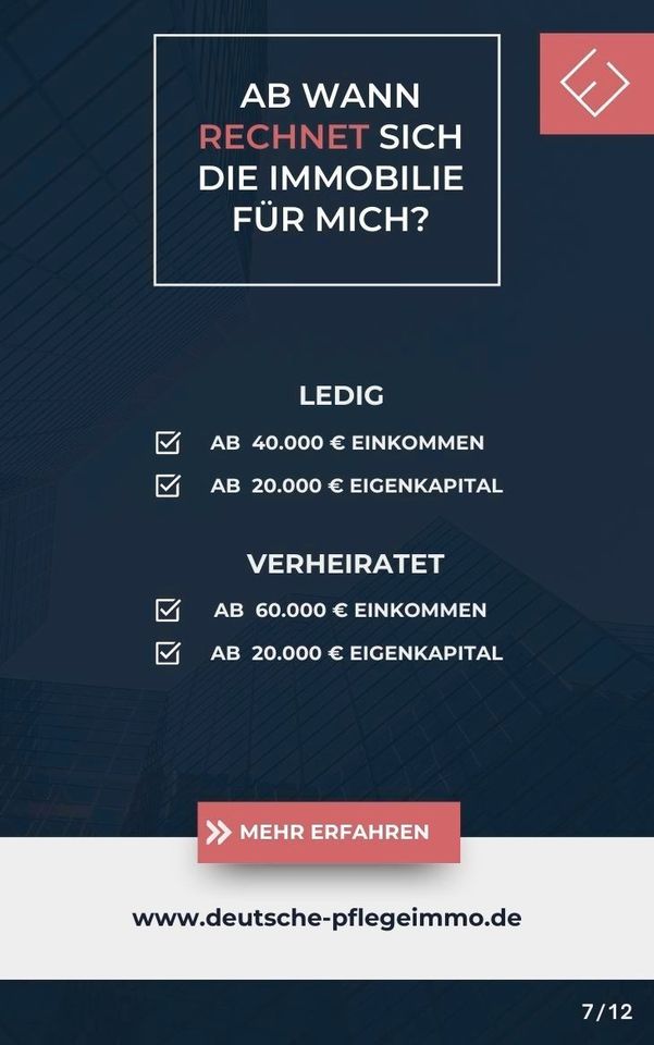 ✅ Kapitalanlage Pflegeimmobilie, KfW gefördert, Langfristig Verpachtet, Kein Vermietungsaufwand, Pflegeapartment, Wohnung im Pflegeheim, Betreutes Wohnen, Pflegewohnung, Pflegezimmer, Seniorenwohnung in Schüttorf