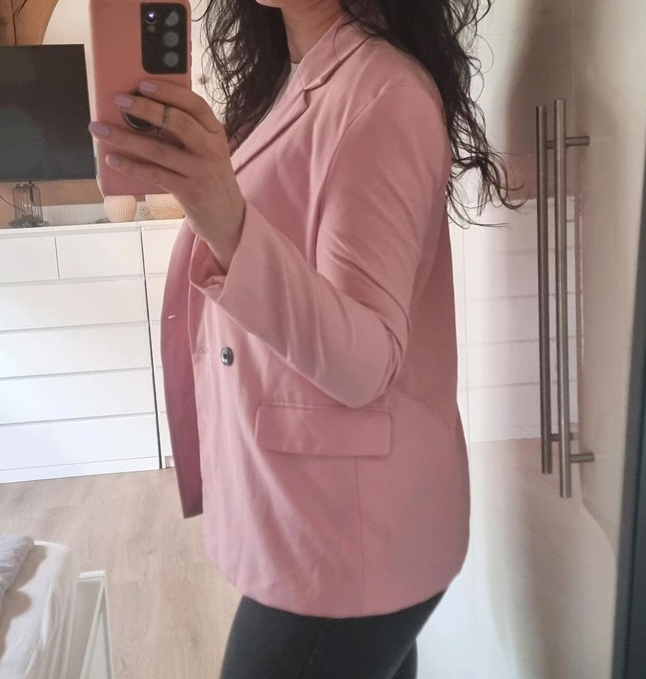 Oversize Blazer rosa pink Bershka Gr M 36 38 Köpfe in Bielefeld