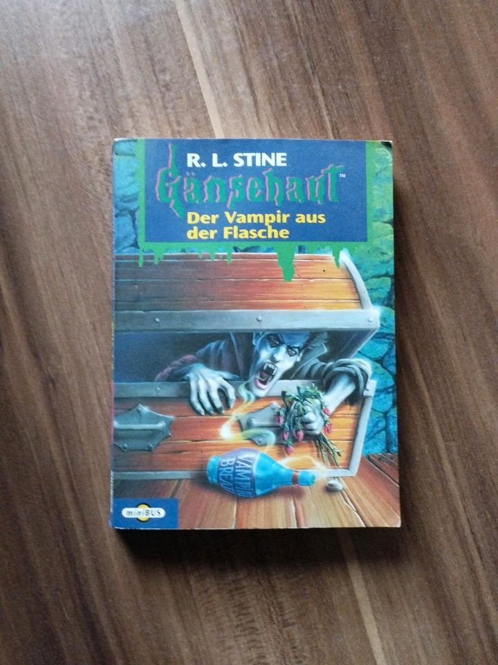 R.L. Stine " Gänsehaut Grusel Romane " , 7 x , Omnibus Verlag in Versmold