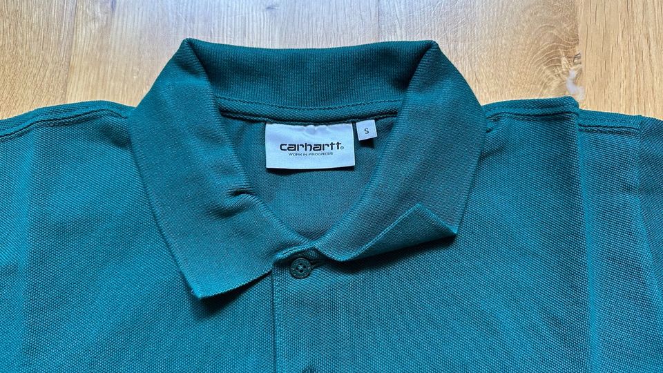 Carhartt WIP Chase Polo-Shirt (chervil/gold, Größe S) in Ringgau