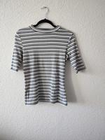 gestreiftes Basic-T-Shirt, Größe M, Baumwolle-Mischung Dresden - Großzschachwitz Vorschau