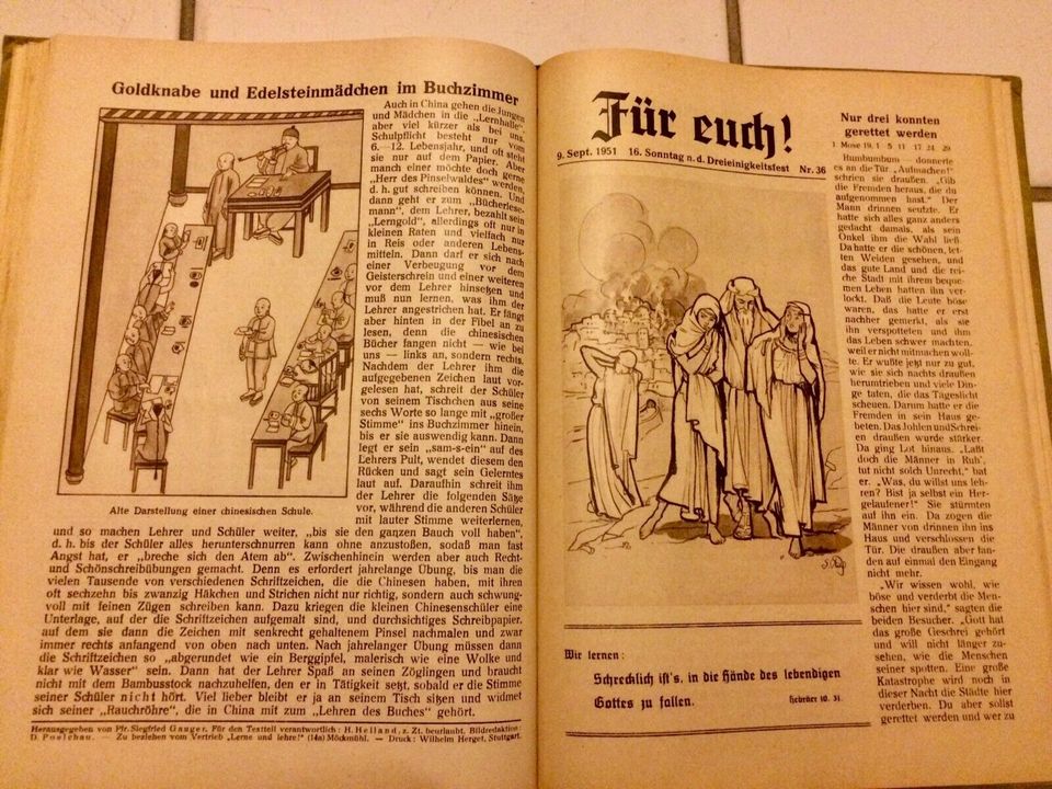 Für Euch! 1951 Wochenblatt für evangelische Kinder in Köln