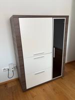 Neuwertige Vitrine mit Glastür, 2 Schubladen und 1 Schranktür Baden-Württemberg - Rechtenstein Vorschau