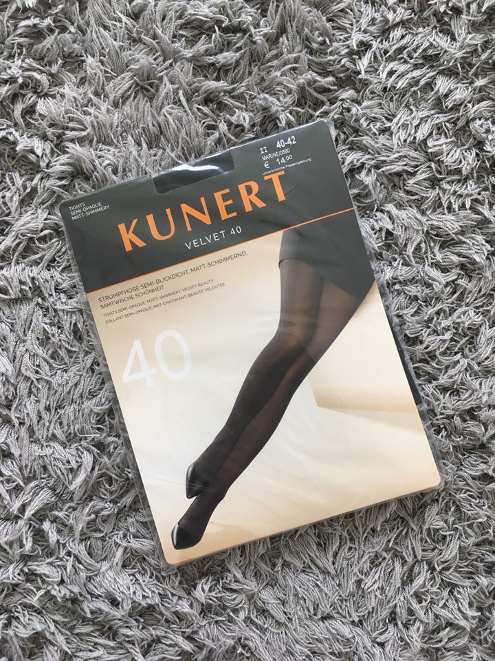 Blickdichte Strumpfhose Kunert Velvet 40 - NEU! in Niederstotzingen