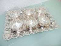 Teeservice Teeset silber/Metall 6 Tassen/Gläser + Tablett Vintage Baden-Württemberg - Konstanz Vorschau