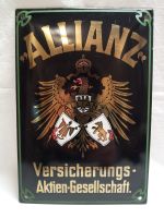 Emaille Schild Allianz Versicherungs Aktien Gesellschaft 25 x 17 Sachsen - Tharandt Vorschau