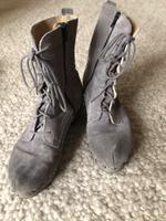 softcloxs softcloggs 38 grau Stiefeletten wildleder weich Stiefel Schleswig-Holstein - Westensee Vorschau