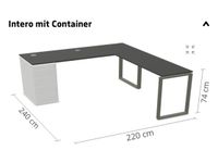 L-Form Schreibtisch Bürotisch Homeoffice „Intero“ von FEBRÜ Hessen - Fulda Vorschau