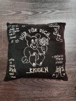 Kissen Motiv schwarz 37x37cm Niedersachsen - Oldenburg Vorschau