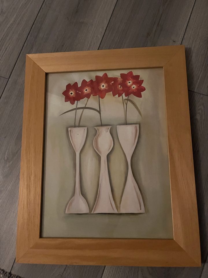 Bild Kunstdruck Blumen 30x40 in Rohlstorf 