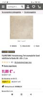 56 Feinsteinzeugfliesen60x60cm Flairstone Hornbach Sand Baden-Württemberg - Binzen Vorschau