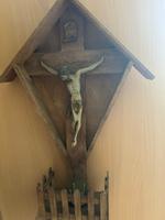 Wandkreuz aus Holz geschnitzt Bayern - Heroldsbach Vorschau