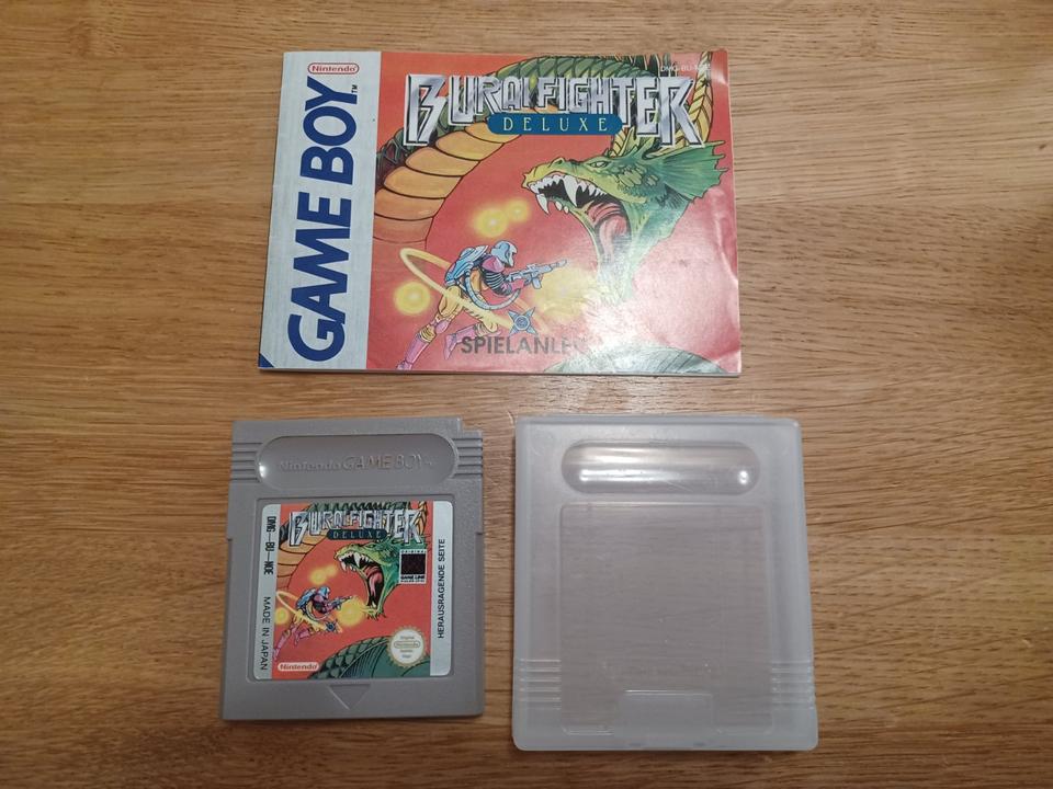 Nintendo Gameboy Spiel Burai Fighter mit Hülle und Anleitung in Erftstadt