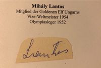 Mihaly Lantos (†1989) Original Autogramm Ungarn WM 1954 Essen - Bredeney Vorschau