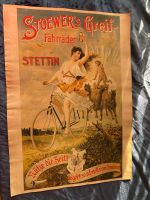 Altes Werbeplakat Stoewer`s Greif Fahrräder Stettin Thüringen - Erfurt Vorschau