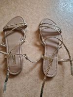 Sandalen Gold mit Riemchen Gr.39 Rheinland-Pfalz - Hundsbach Vorschau