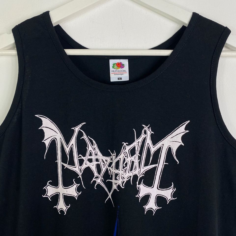 Vintage Mayhem Bandshirt Gr.L Tank Top Metal 90er 90s y2k Retro in Gronau (Westfalen)