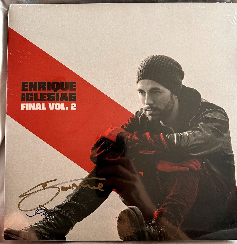 Enrique Iglesias final vol. 2 signiertes Vinyl aus den USA in München