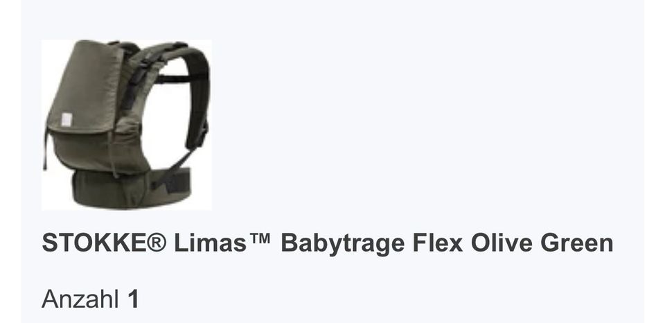 Babytrage Stokke Limas Flex in Mettlach