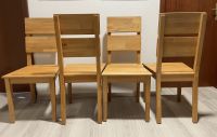 4 Stühle, Holz natur, Buche Niedersachsen - Vienenburg Vorschau
