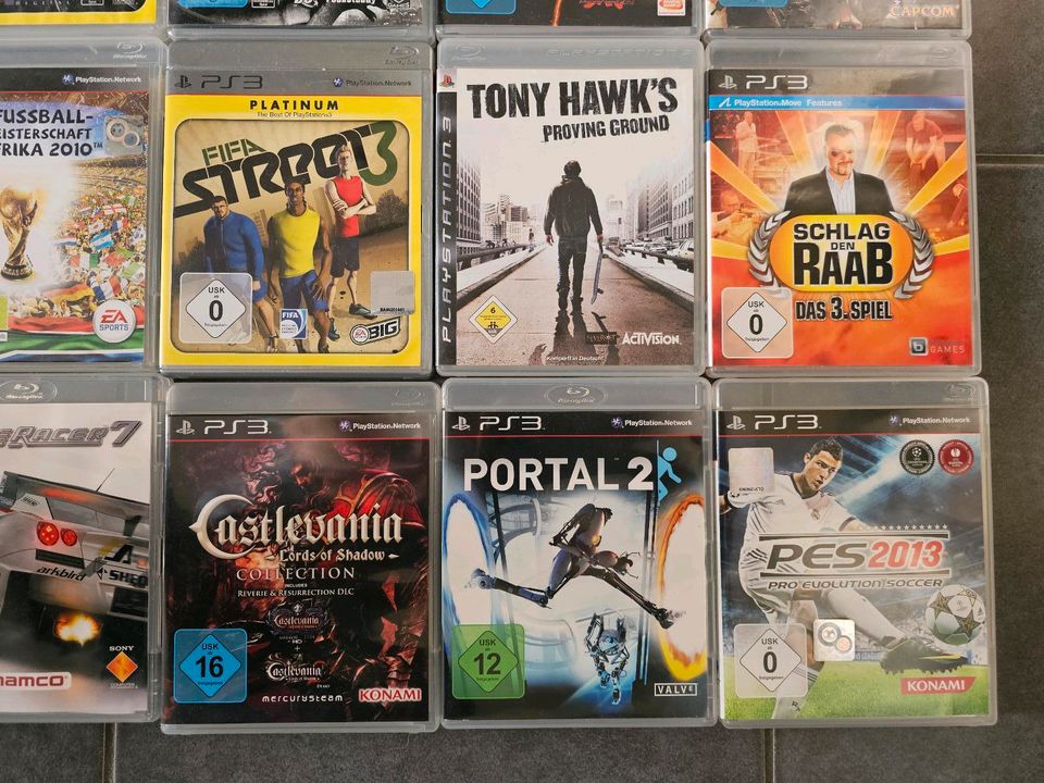 Playstation 3 PS3 Spiele Portal 2 Ridge Racer 7 Castlevania F1 in Aachen