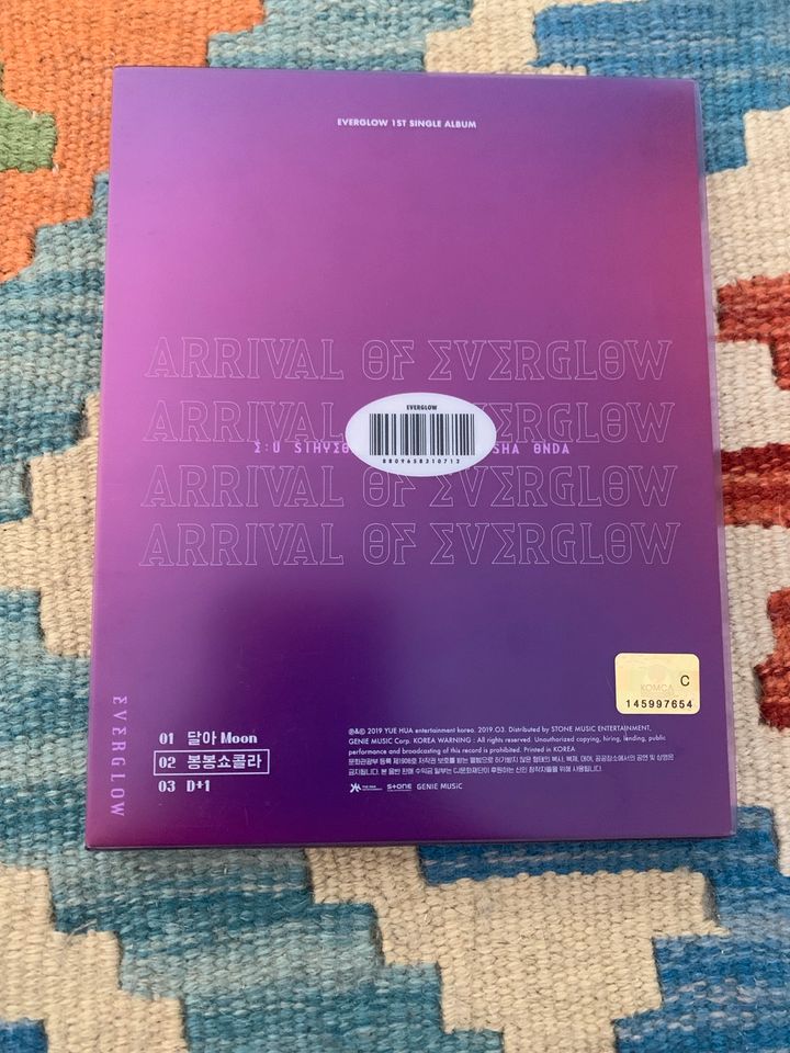 Everglow Arrival of Everglow signed Album mwave in Hamm