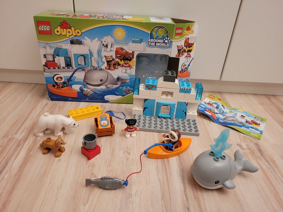 Duplo Sammlung Tiere Fahrzeuge Flugzeug Arktis 10803 10883 10552 in Neetze