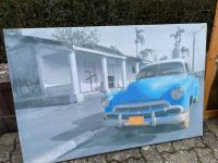 Wandbild Cuba mit Blauem Oldie, ca 120 cm x 80 cm, Neu OVP Niedersachsen - Hattorf am Harz Vorschau