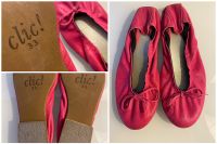 Clic Clic! Ballerina pink Leder Raffung 33 Hessen - Friedrichsdorf Vorschau