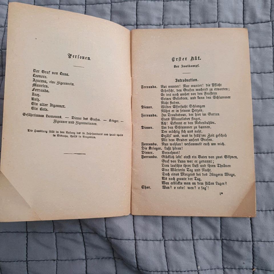 Oper Giuseppe Verdi,  Nr.246 Troubadour,  1900 ? in Landsberg (Lech)