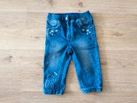 TOPOMINI Jeans Stretch blau Gr.74 Blumen Maus Niedersachsen - Verden Vorschau