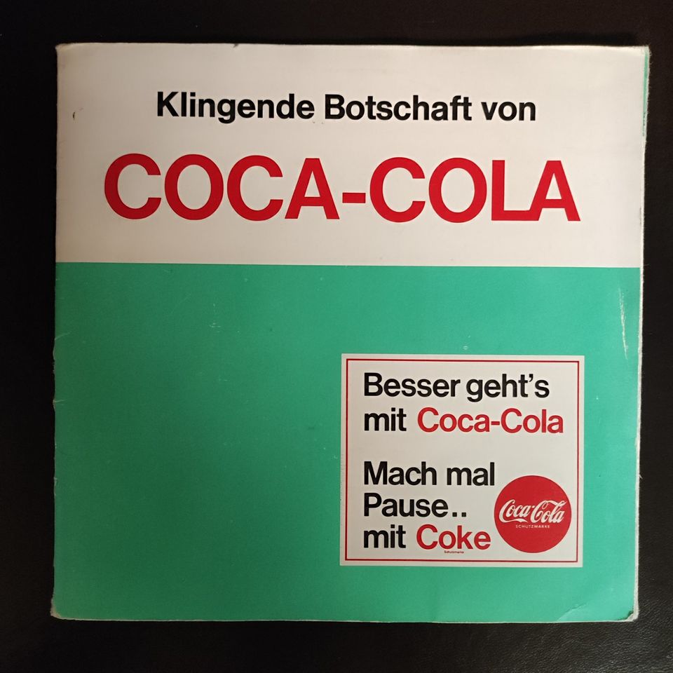 Coca Cola - Klingende Botschaft von Coca Cola - Flexi Disc 1966 in Roßdorf