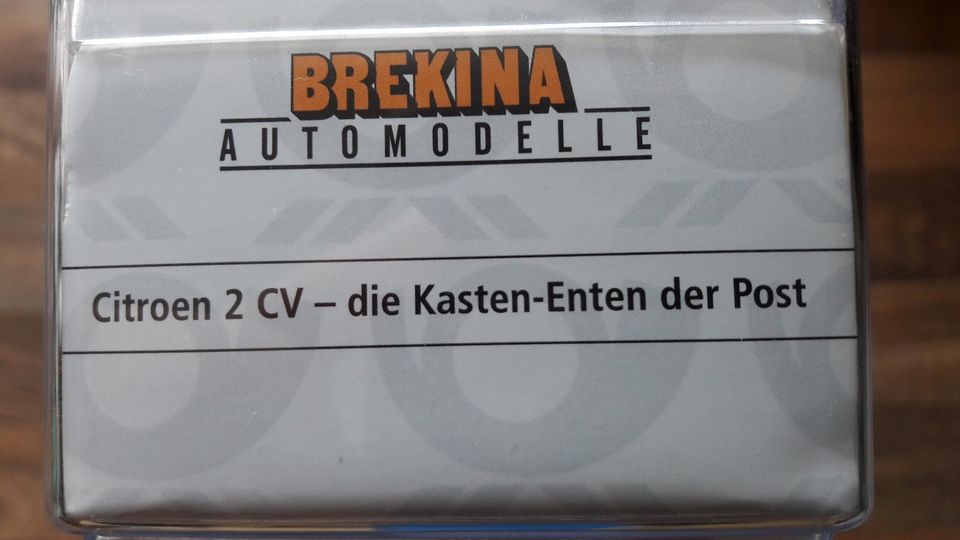 Citroen 2 CV - Kasten-Enten der Post - 1:87- Neu & OVP in Dingolfing