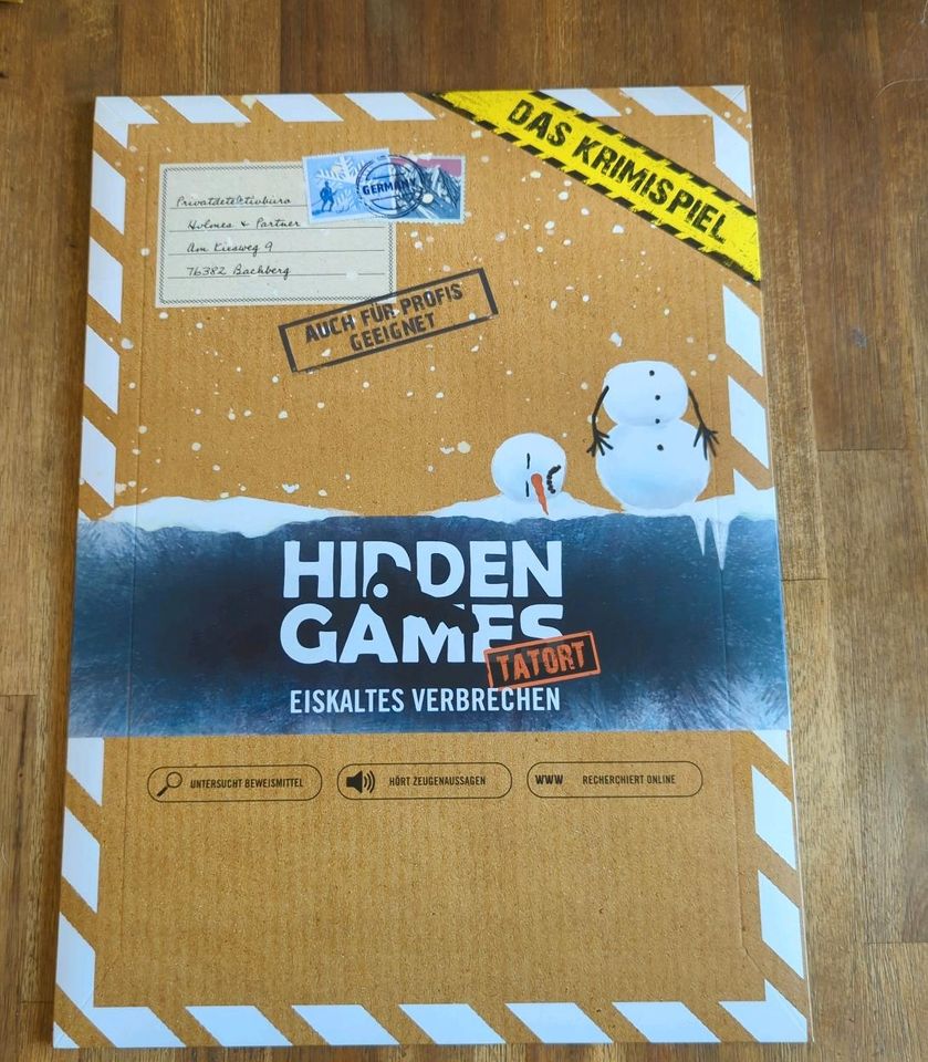 Escape Spiel, Hidden Games "Eiskaltes Verbrechen" in Langenlonsheim