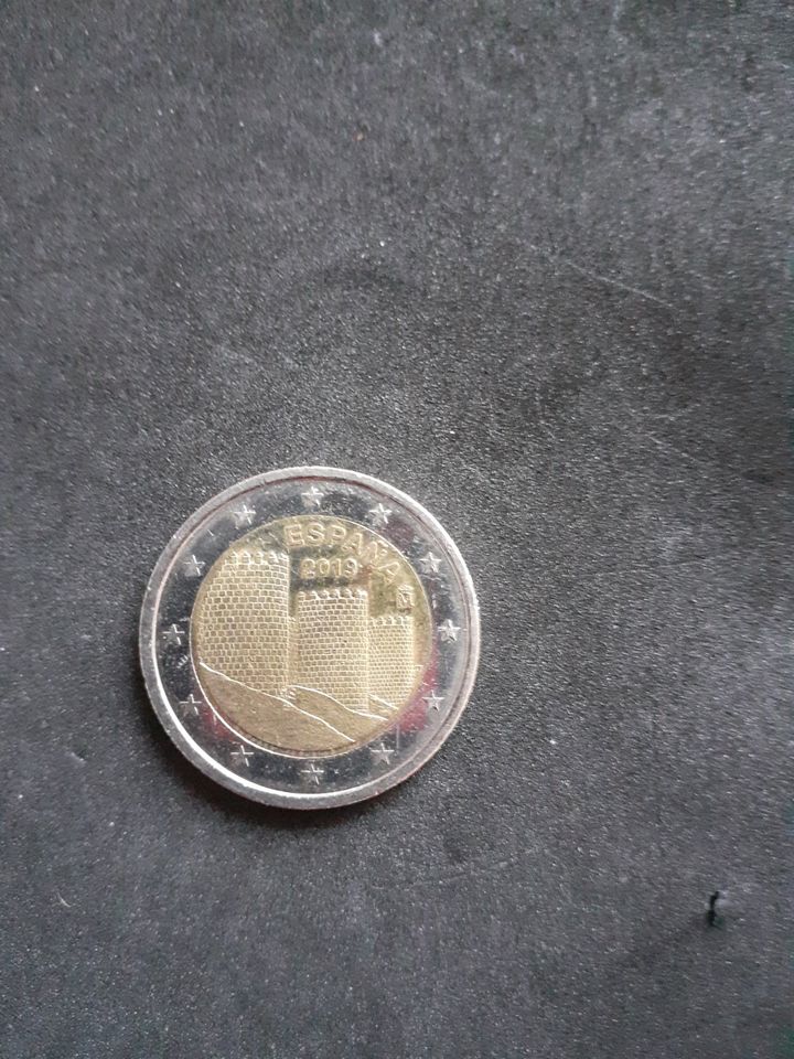 2 Euro Münze Espana - Avila 2019 in Königsbrunn