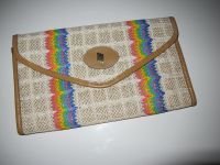 Vintage Clutch Tasche Bast Regenbogen 70er Jahre Top Zustand Innenstadt - Köln Altstadt Vorschau