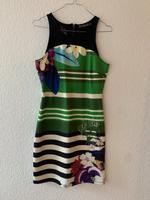 Desigual Cocktail Kleid S Bunt Streifen Floral Blumen Saarland - Blieskastel Vorschau