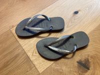 Flip Flops/ Badeschuhe Havaianas grau/ silber Gr. 25-26 Rheinland-Pfalz - Otterberg Vorschau