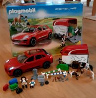 Playmobil 9376 Porsche Macan mit Licht und Pferdeanhänger Berlin - Steglitz Vorschau