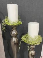 Silberne Kerzenständer  2 Stück inklusive Kerzen Nordrhein-Westfalen - Heinsberg Vorschau