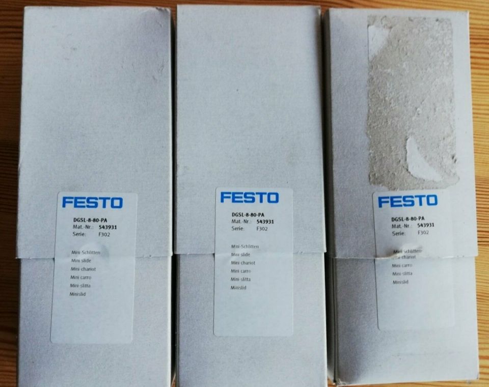 4 St. FESTO DGSL-8-80-PA 543931 neuwertig + neu in Berglen