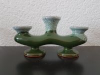 grüner Keramik Kerzenhalter 3-armig Hessen - Baunatal Vorschau